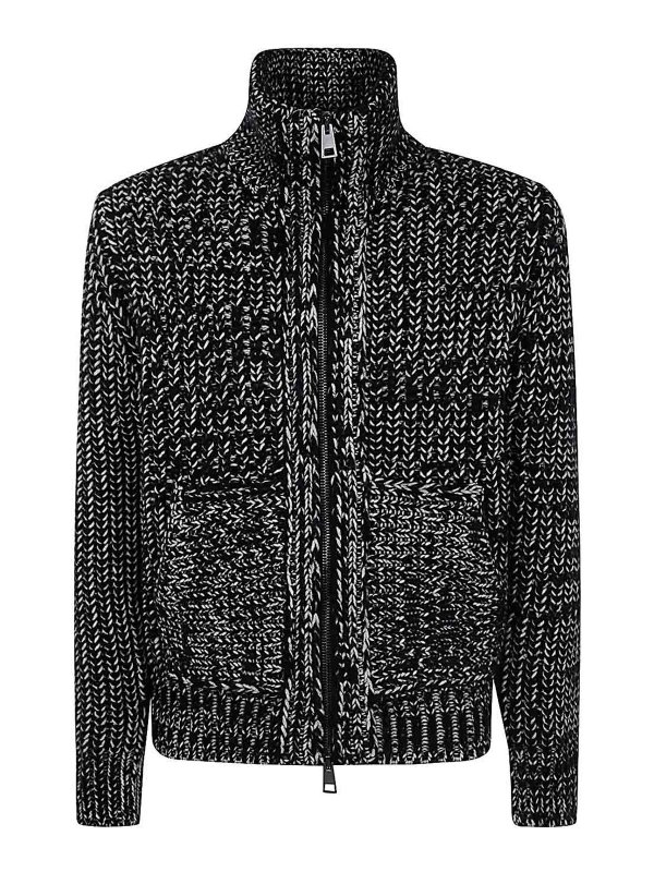 NUUR: casual jackets - Long Sleeves Mouline` Jacket