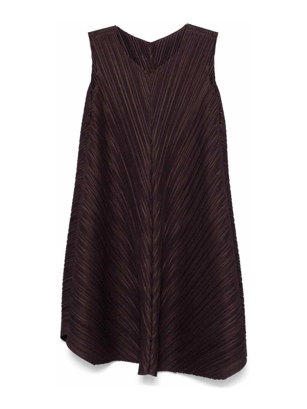 PLEATS PLEASE ISSEY MIYAKE: abiti al ginocchio - Pieghe morbide nel complesso