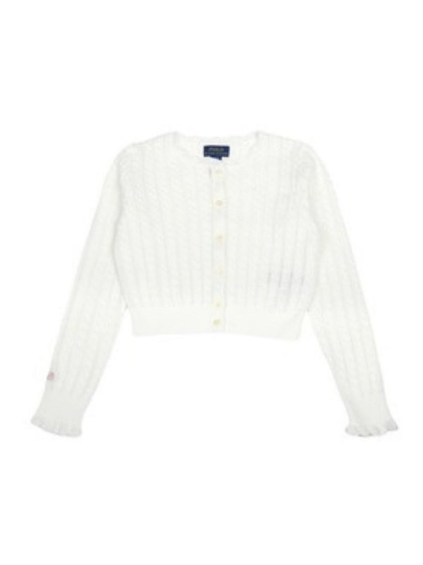 POLO RALPH LAUREN: cardigans - Pointellmncb Sweater Cardigan