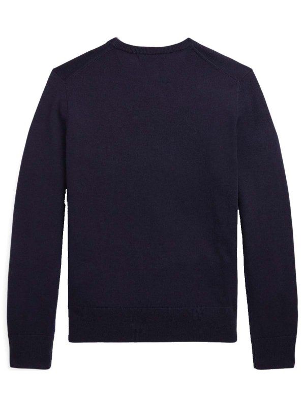 The Best Shops POLO RALPH LAUREN: Suéteres con cuello pico - Suéter Cuello Redondo - Azul