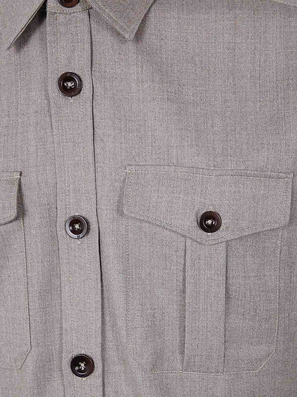 The Best Shops PT TORINO: shirts - Man Safari Shirt Regular Fit