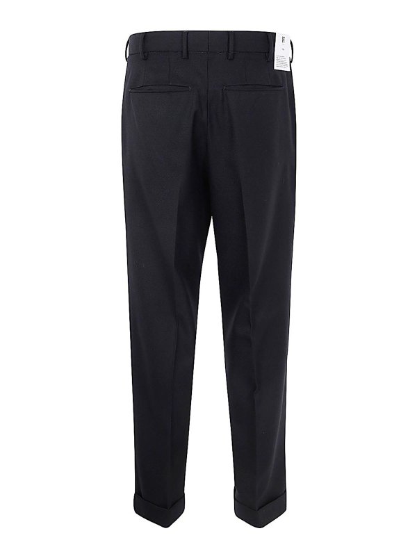 PT TORINO: Pantalons casual online - Pantalons Décontractés - Noir