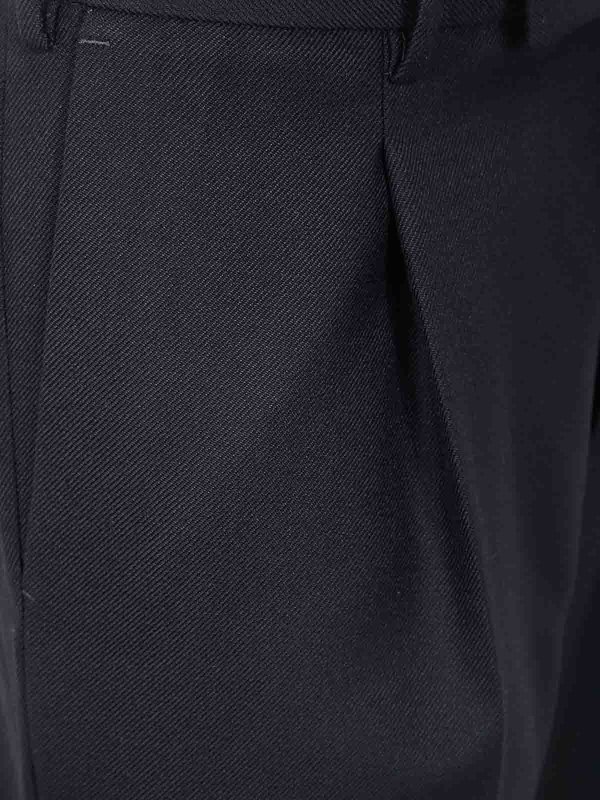 The Best Shops PT TORINO: Pantalons casual - Pantalons Décontractés - Noir