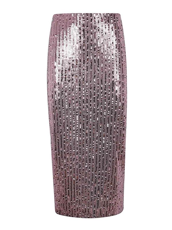 ROTATE Birger Christensen: Knee length skirts & Midi - Sequins Pencil Skirt