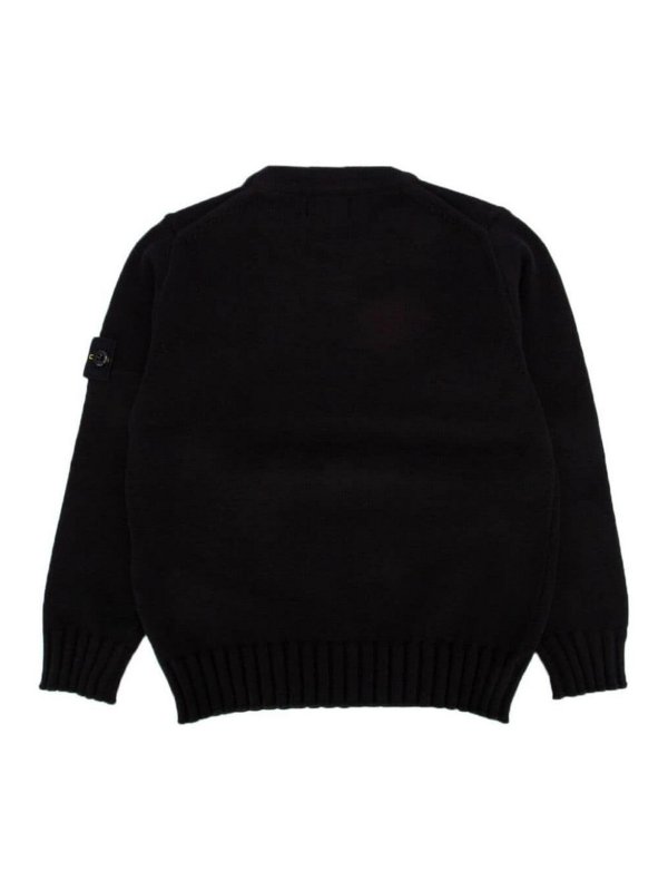 Stone Island Junior: クルーネック online - クルーネック - 黒