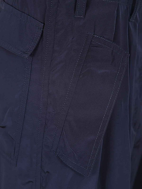 The Best Shops DRIES VAN NOTEN: カジュアルトラウザー - カジュアルパンツ - ブルー