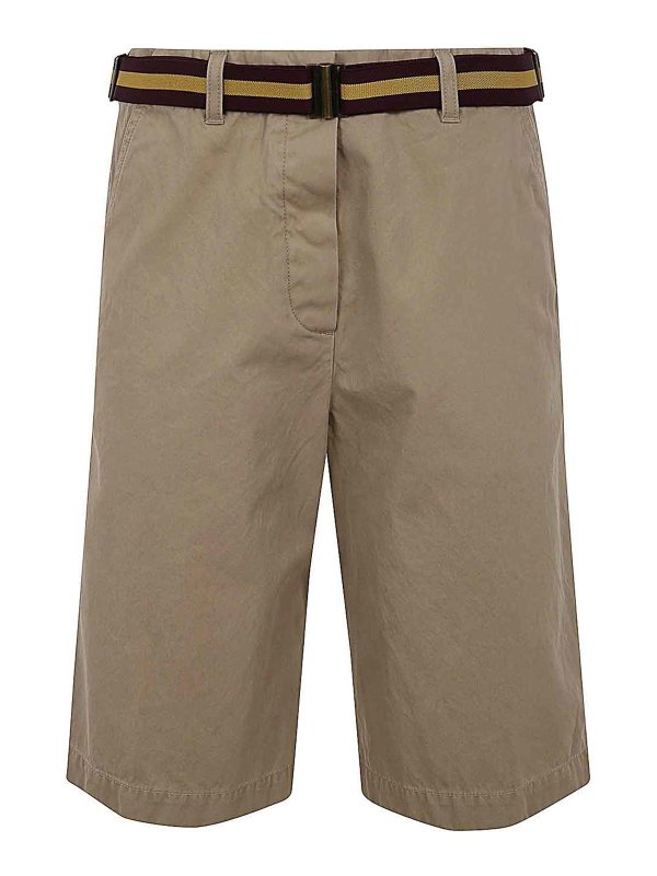 DRIES VAN NOTEN: トラウザーショーツ - ショートパンツ - ブラウン