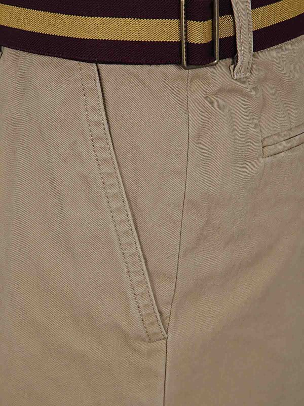 The Best Shops DRIES VAN NOTEN: トラウザーショーツ - ショートパンツ - ブラウン