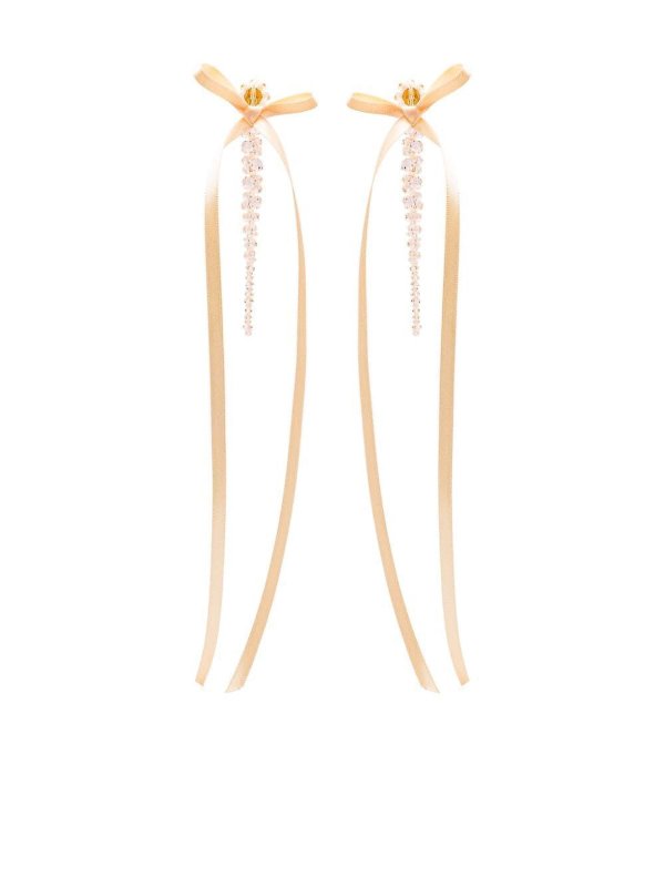 The Best Shops SIMONE ROCHA: Earrings - Bow Ribbon Drip Earrings