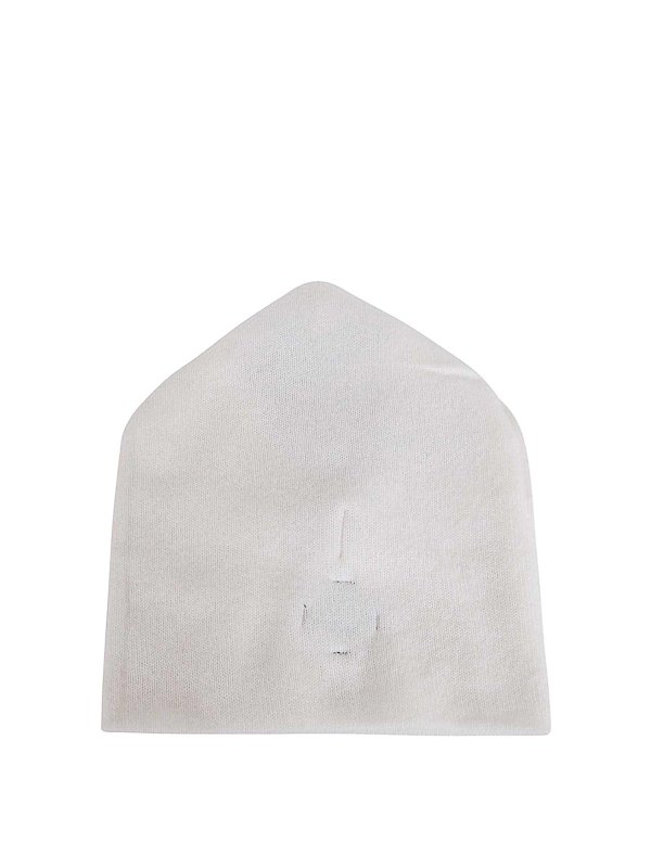 MD75: beanies - Beanie Hat Embroidered Cashmere