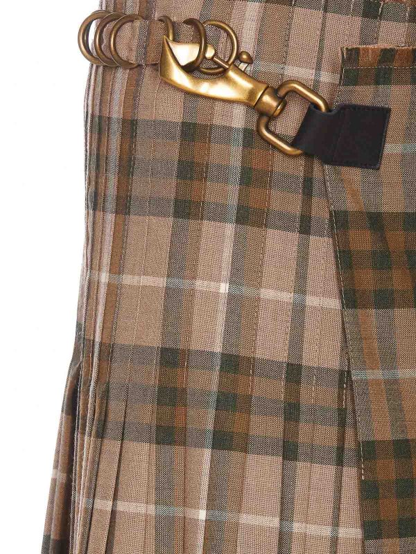 The Best Shops BURBERRY: ニーレングススカート＆ミディ丈 - 膝丈/ミディスカート - ブラウン