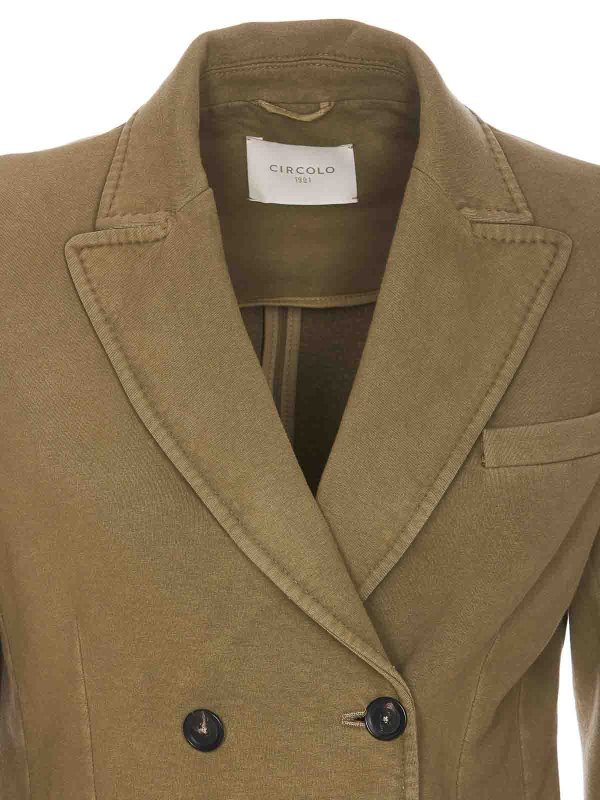 カジュアルジャケット - 緑 shop online: CIRCOLO 1901