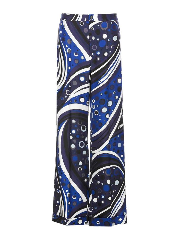 EMILIO PUCCI: pantaloni casual - Pantaloni blu