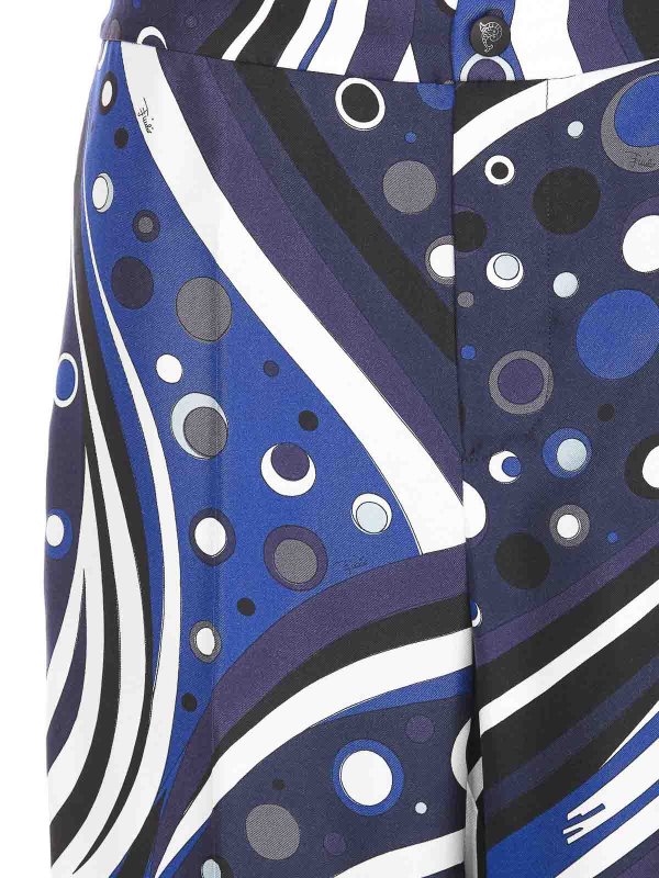 Pantaloni blu shop online: EMILIO PUCCI