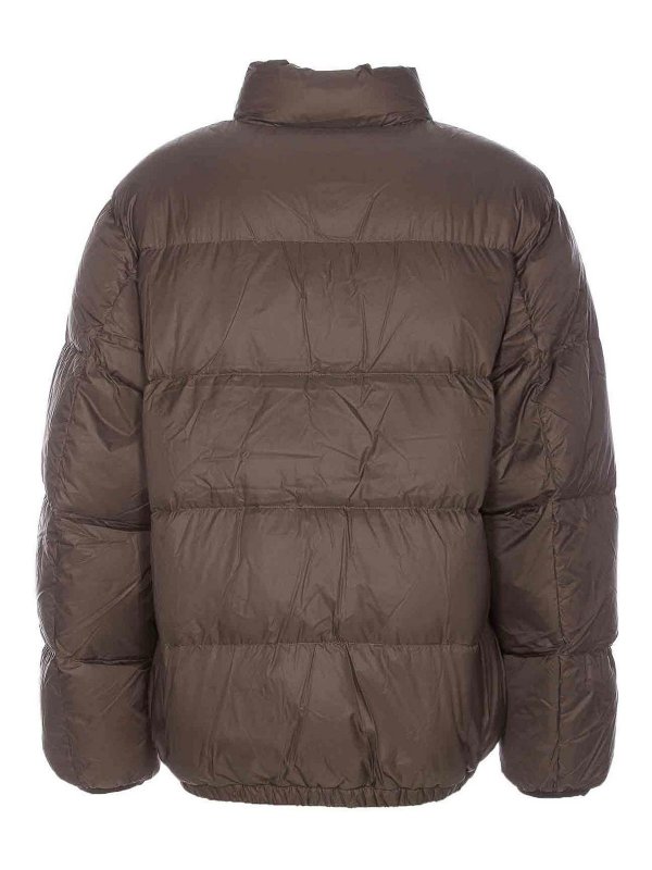 GRAMICCI: padded jackets online - Dark Brown Down Puffer Jacket