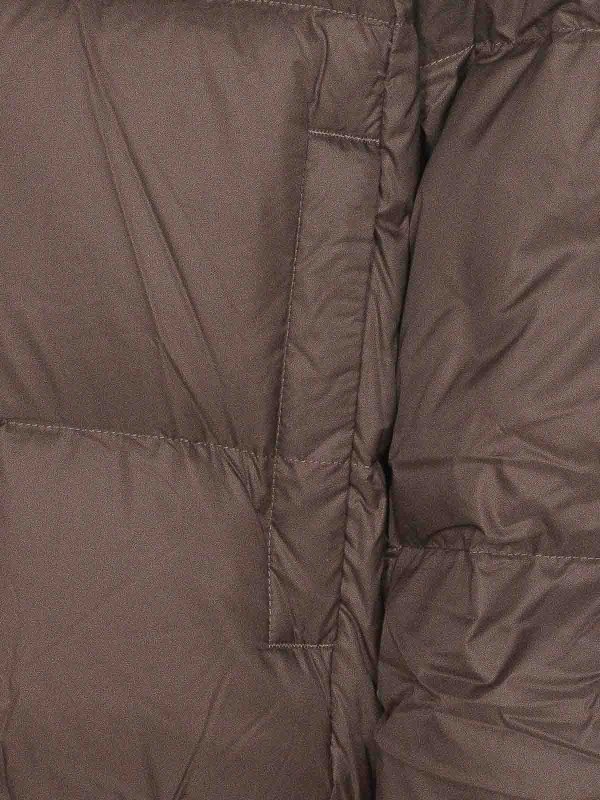 The Best Shops GRAMICCI: padded jackets - Dark Brown Down Puffer Jacket