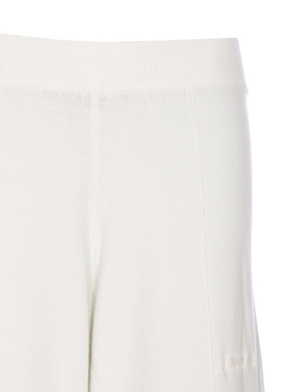 White Knitted Pants shop online: HINNOMINATE