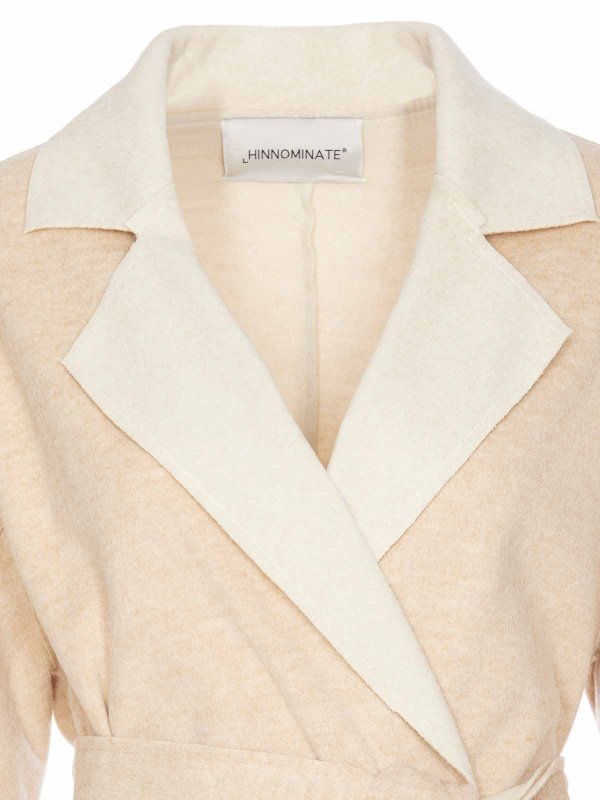 ロングコート - ベージュ shop online: HINNOMINATE