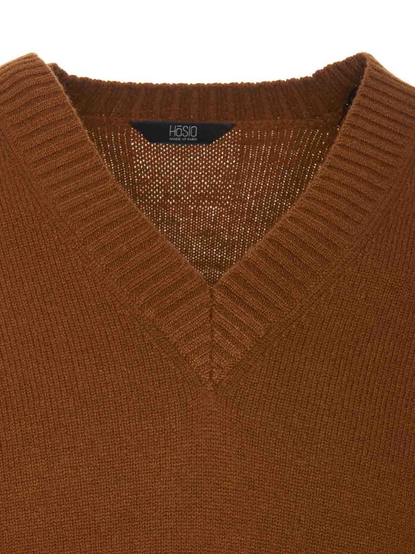 Suéter Cuello Redondo - Marrón shop online: HOSIO