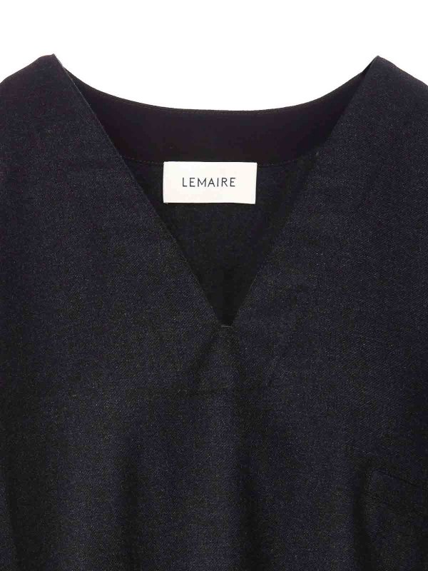 Anthracite Grey Overshirt shop online: LEMAIRE