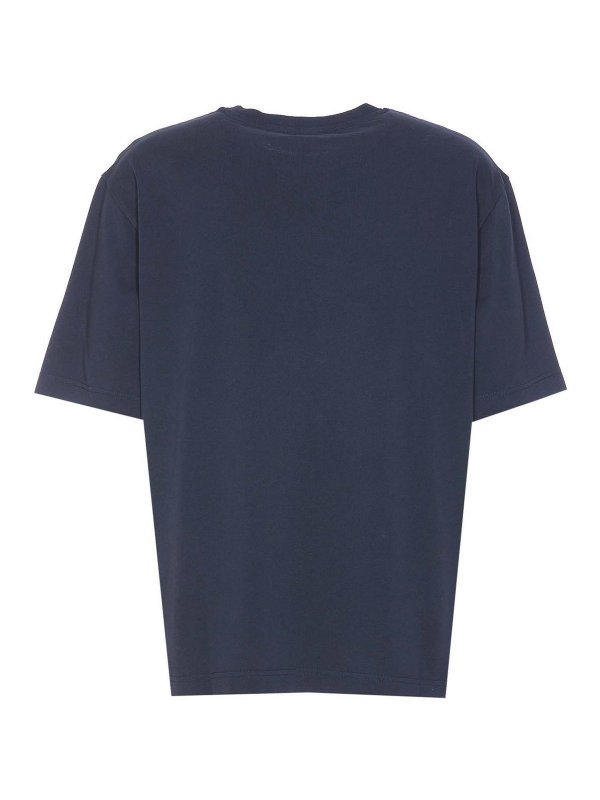 MAISON KITSUNÉ: t-shirt online - T-shirt  blu scuro