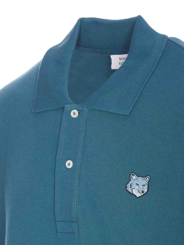 The Best Shops MAISON KITSUNÉ: polo shirts - Bold Fox Head Patch Polo