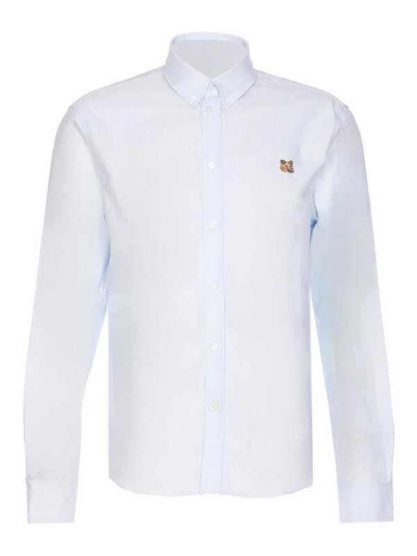 MAISON KITSUNÉ: shirts - Mini Fox Head Patch Shirt