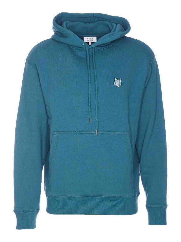 MAISON KITSUNÉ: Sweatshirts und Pullover - Sweatshirt - Blau