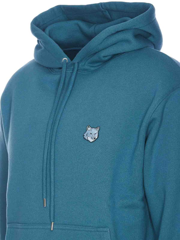 The Best Shops MAISON KITSUNÉ: Sweatshirts und Pullover - Sweatshirt - Blau