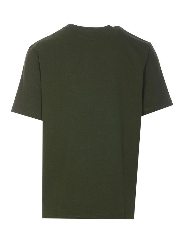 MAISON KITSUNÉ: Camisetas online - Camiseta - Verde
