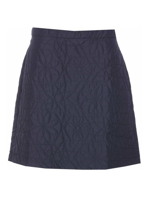 MAISON KITSUNÉ: ミニスカート - 膝丈/ミディスカート - ブルー