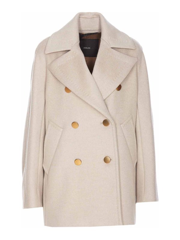 Max Mara: Kurze Mäntel - Kurzer Mantel - Beige