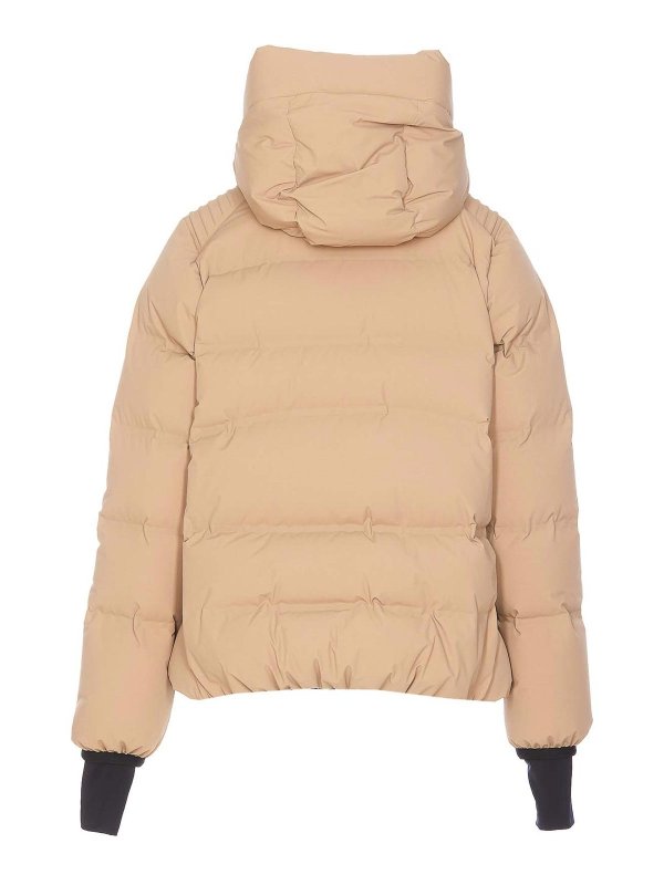 MONCLER: giacche imbottite online - Piumino da sci Suisses beige