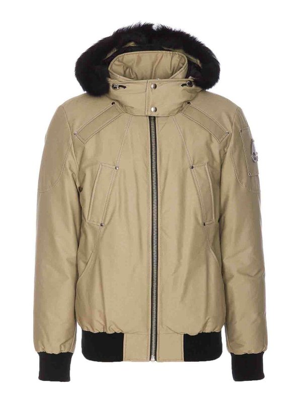 MOOSE KNUCKLES: Bomberjacken - Bomberjacke - Beige