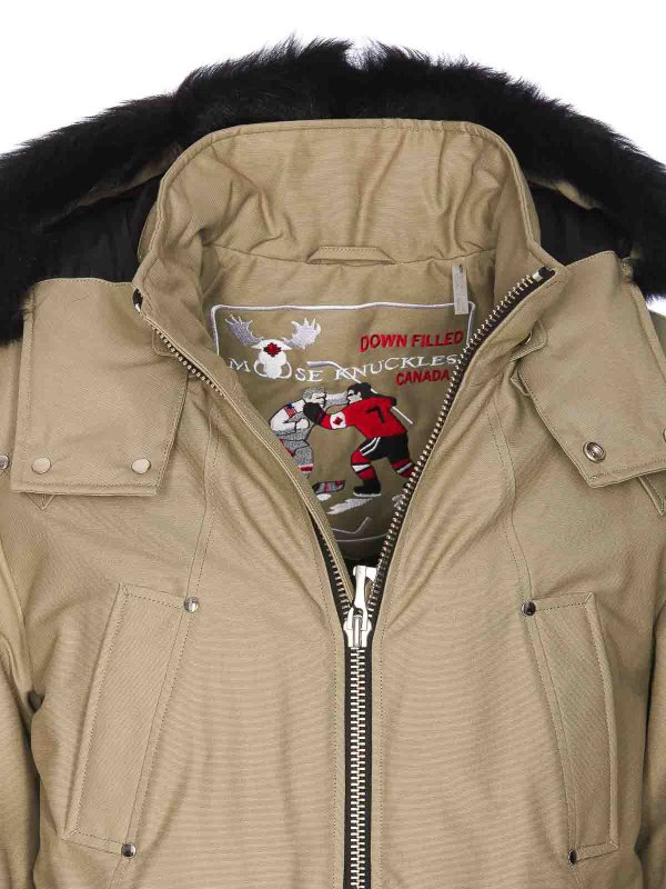 Bomberjacke - Beige shop online: MOOSE KNUCKLES