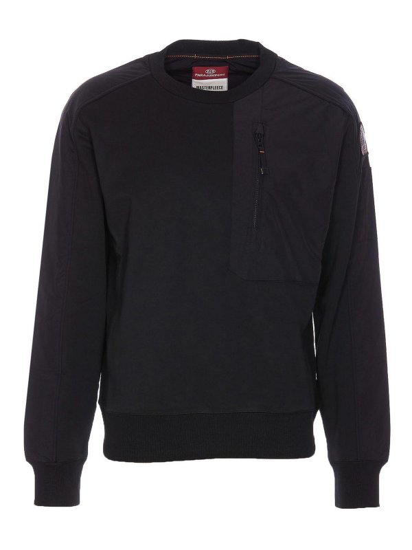 PARAJUMPERS: casual jackets - Black Crew Jacket