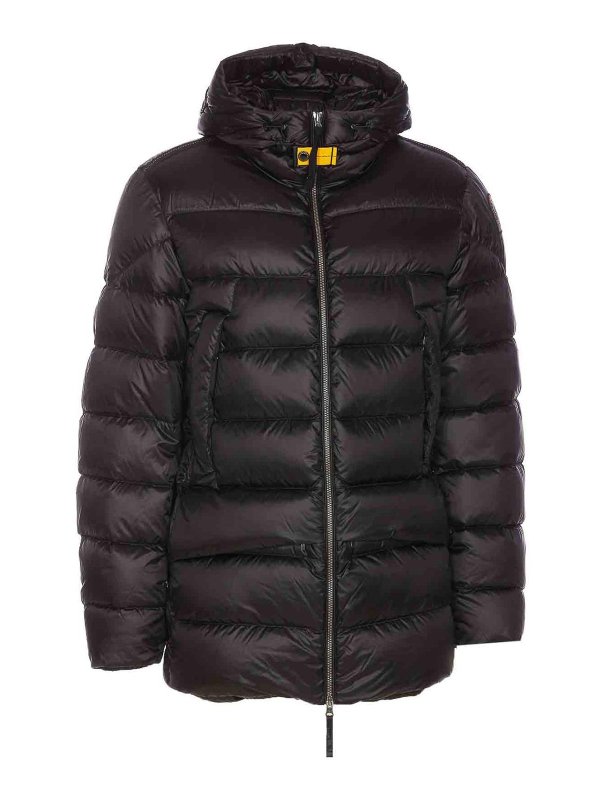 PARAJUMPERS: padded jackets - Black Rolph Down Jacket