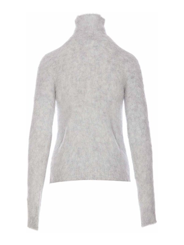 SPORTMAX: Suéteres con cuello pico online - Suéter Cuello Redondo - Gris