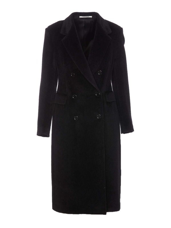 TAGLIATORE: short coats - Blue C-Meryl Coat