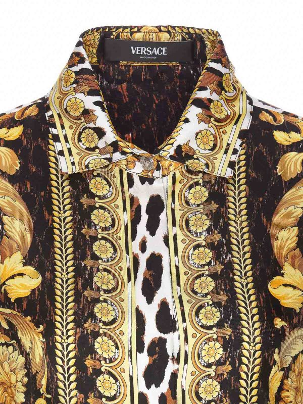 Vestito  nero e oro shop online: VERSACE