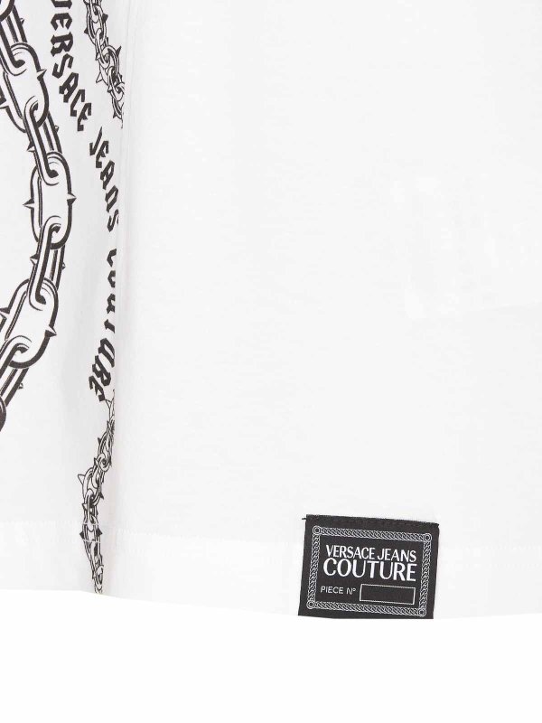 The Best Shops Versace Jeans Couture: Camisetas - Camiseta - Blanco