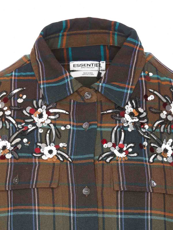 Camisa - Marrón shop online: ESSENTIEL ANTWERP