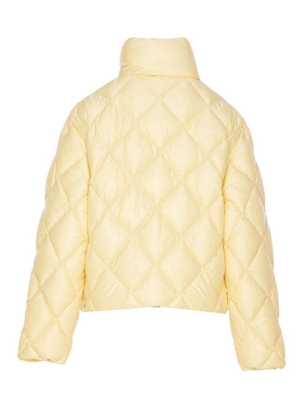 JIL SANDER: padded jackets online - Yellow Down Jacket