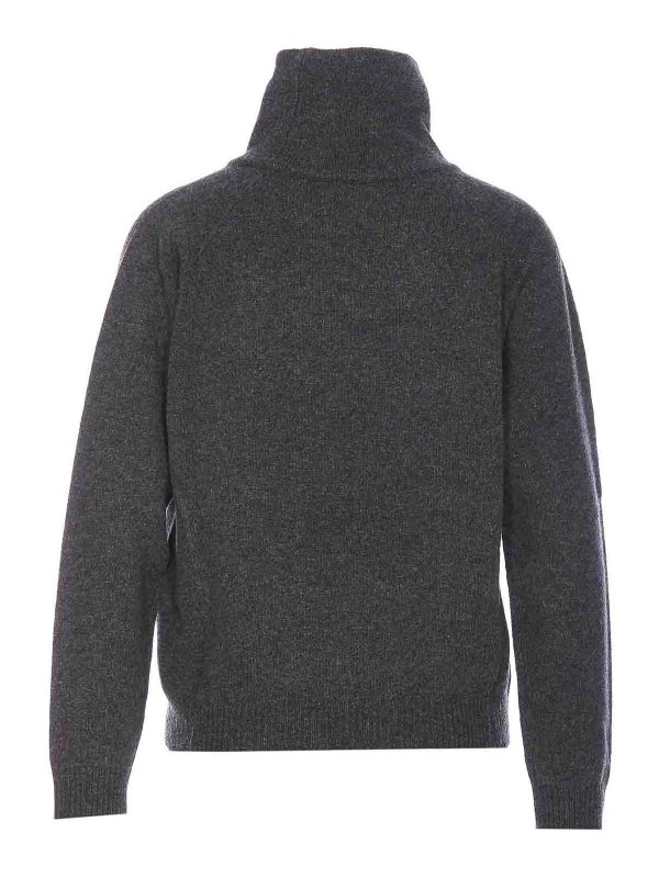 Liu Jo: crew necks online - Grey Sweater