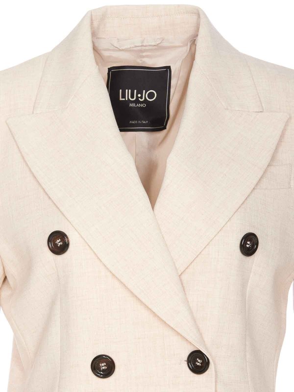 Greige Jacket shop online: Liu Jo