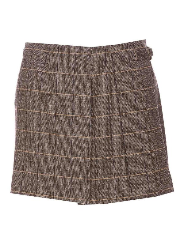 Liu Jo: mini skirts - Check Mini Skirt