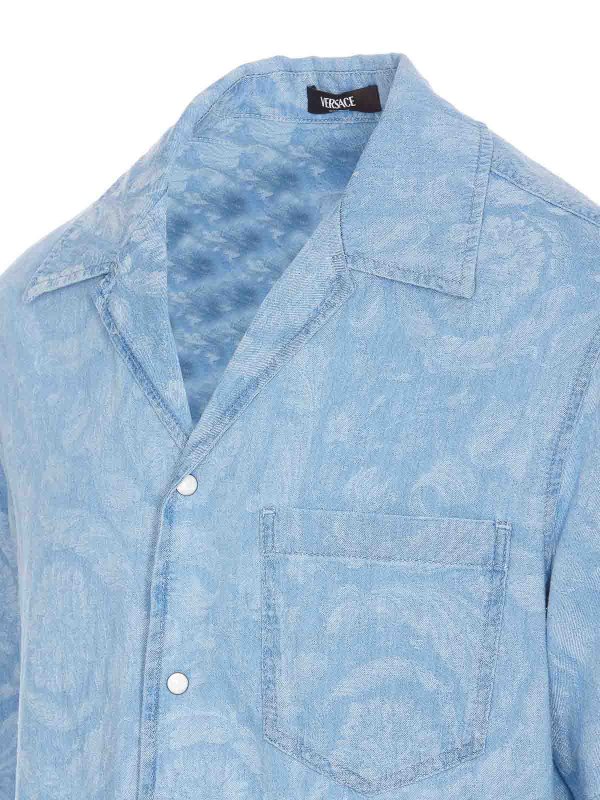 The Best Shops VERSACE: Chemises - Chemise - Bleu