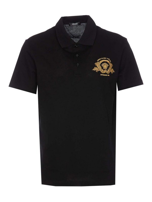 VERSACE: Polos  - Polo - Noir