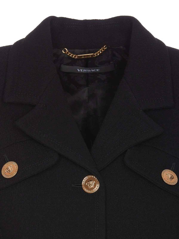 Black Informal Jacket shop online: VERSACE