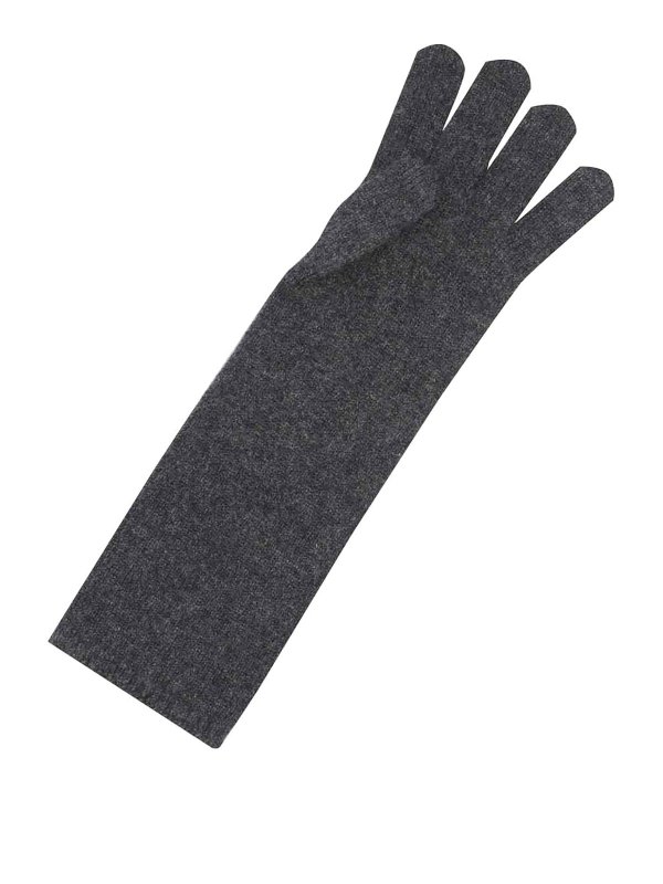 Max Mara: Guantes online - Guantes - Gris